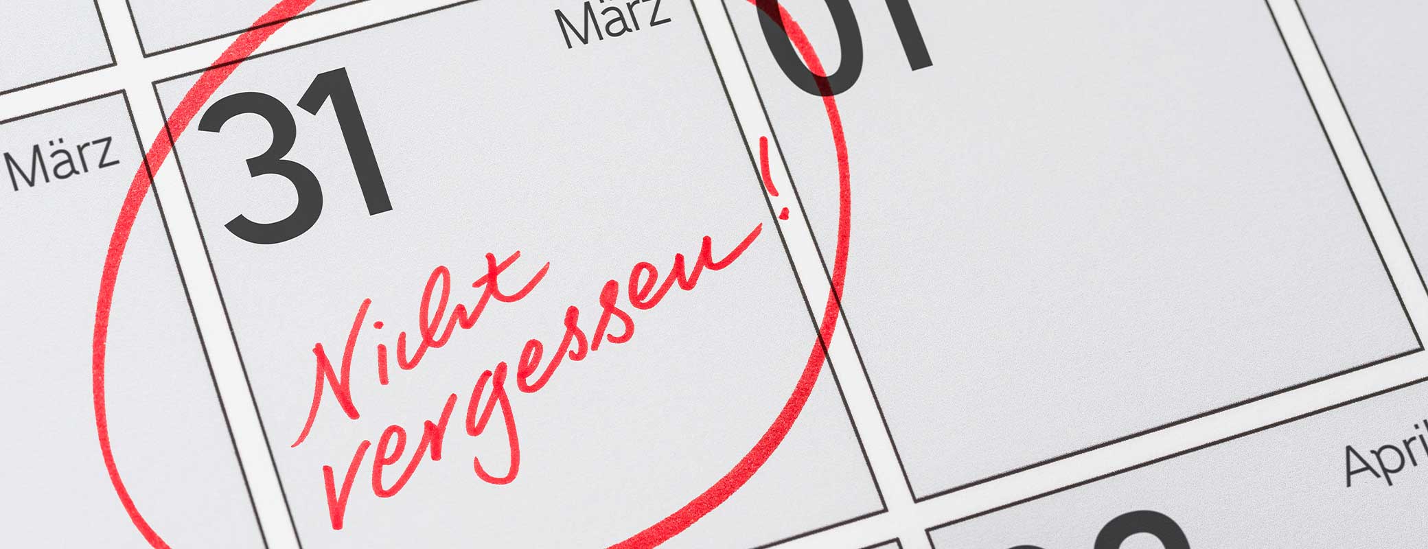 Achtung: Resturlaub verfällt Ende März